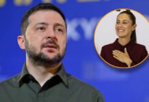 Zelenski felicita a Sheinbaum por su victoria en las elecciones presidenciales