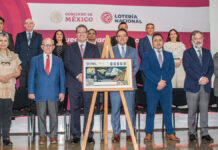Tren Maya conmemora nacionalización de Ferrocarriles Nacionales de México con emisión de billete de lotería.