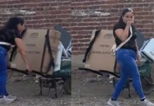 Funcionaria se persigna antes de abrir casilla en Irapuato