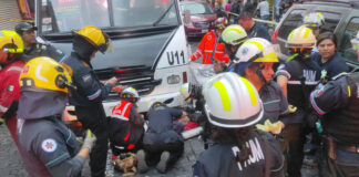 Adulta mayor es atropellada por microbús en Centro Histórico de Puebla