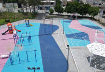Ayuntamiento de Puebla inaugura canchas deportivas en San Jerónimo Caleras