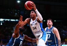 Grecia y Antetokounmpo eliminan a Eslovenia y Doncic de París 2024
