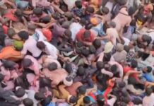India: Sube a 121 muertos por estampida en evento religioso