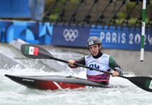 Poblana Sofía Reinoso es eliminada en prueba de Canotaje
