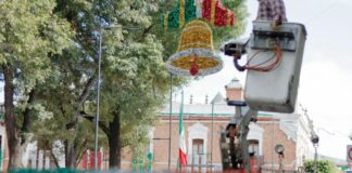 Habrá 500 adornos patrios en Puebla capital por Grito de Independencia