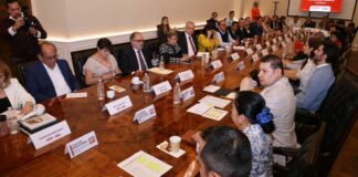 Armenta realiza reunión de trabajo con 11 Coordinaciones de Transición
