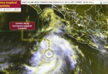 Se forma tormenta tropical “Carlotta” frente a costas mexicanas
