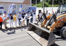 Edmundo Tlatehui resalta ampliación de drenaje sanitario en avenida de San Andrés Cholula
