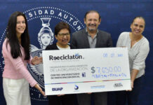 Lilia Cedillo entrega apoyo para programa de Escuelas Comunitarias del CUPS