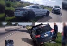 Patrulla de la Guardia Nacional choca con camioneta en la Puebla-Orizaba