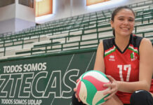 Seleccionada nacional de voleibol se reincorpora a Aztecas UDLAP