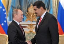 Putin felicita a Maduro por su reelección en Venezuela