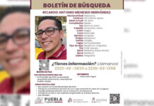 Emiten ficha de búsqueda de Ricardo Antonio Meneses, desaparecido tras balacera en Puebla