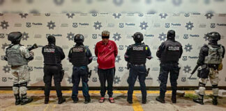 SSC de Puebla detiene a presunto narcomenudista en el Centro Histórico