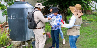 Salud realiza acciones para prevenir el dengue en Huaquechula