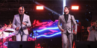 Familias disfrutan del grupo Yaguaru en Feria de Atlixco 2024