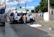 Adulta mayor muere atropellada por transporte público en Atlixco