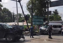 Choque entre vehículos en Valsequillo y Periférico deja heridos