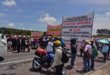 Bloqueo de la México-Puebla cumple más de un día