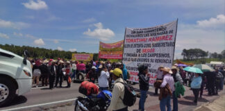 Bloqueo de la México-Puebla cumple más de un día