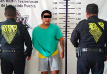 Detienen a hombre en Texmelucan por agredir a policía