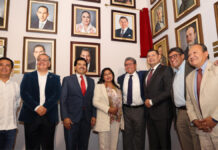 Develan pintura de Armenta por haber sido presidente del Senado