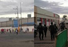 Golpean a policías tras riña entre comerciantes en zona de la CAPU
