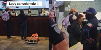 Exhiben a “Lady Cancélamelo” tras reclamo en taquilla de la CAPU