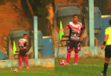 Expulsan a futbolista por orinar durante partido en Perú