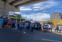 Hacen paro de transporte público en Izúcar de Matamoros