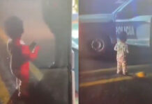 Hallan a niño de tres años caminando solo en carretera