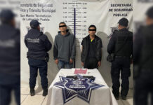 SSP de Texmelucan detiene a hombres por tener motocicleta con reporte de robo