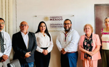 Tonantzin Fernández se reúne con autoridades de la Sedatu