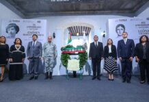 Sergio Salomón encabeza aniversario luctuoso de Carmen Serdán y Leona Vicario