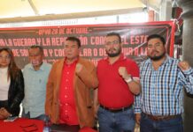 Líder de la 28 de Octubre advierten que retomarán marchas en Puebla