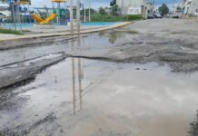 Lluvias dejan estragos viales en colonia Unidad y Progreso