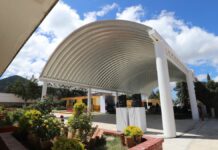 Sergio Salomón inaugura techado en escuela Primaria “Unión y Progreso”