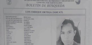 Hallan sin vida a Luis Enrique Ortega Zancatl; era buscado por su familia