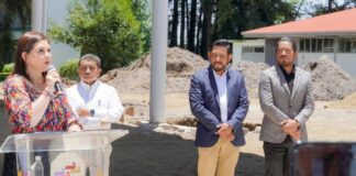Inicia construcción del último domo escolar que entregará Norma Layón