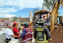 FGE investiga la muerte de dos trabajadores en obra del distribuidor vial