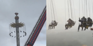 Visitantes quedan varados en el aire en atracción de Six Flags México