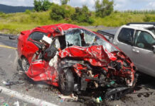Choque en la autopista Siglo XXI deja dos hombres muertos