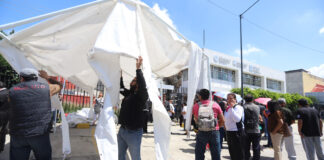 Levantan plantón instalado frente a Conciliación y Arbitraje