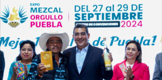 Sergio Salomón inaugura “Expo Mezcal Orgullo Puebla 2024”