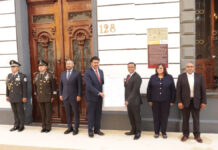 Poderes del Estado colocan Bando Solemne de Fiestas Patrias en sede del Congreso