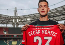 César Montes deja al Almería y es traspasado a el Lokomotiv