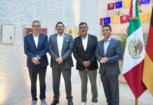 Sergio Salomón y Armenta se reúnen con inversionistas de Volkswagen en Alemania