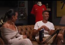 “¿Qué mirás bobo?”: Cristiano Ronaldo imita a Lionel Messi