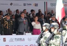 Sergio Salomón conmemora 214 aniversario de la Independencia de México