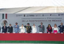 Sergio Salomón encabeza aniversario de la Independencia de México